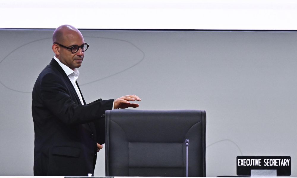 El secretario ejecutivo de la Convención de Naciones Unidas sobre el Cambio Climático (Cmnucc), Simon Stiell, en una imagen de archivo. EFE/ Andre Borges