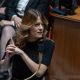 Imagen de la ministra de Energía de Francia y portavoz del gobierno galo, Maud Bregeon, en la Asamblea Nacional de París. EFE/EPA/CHRISTOPHE PETIT TESSON