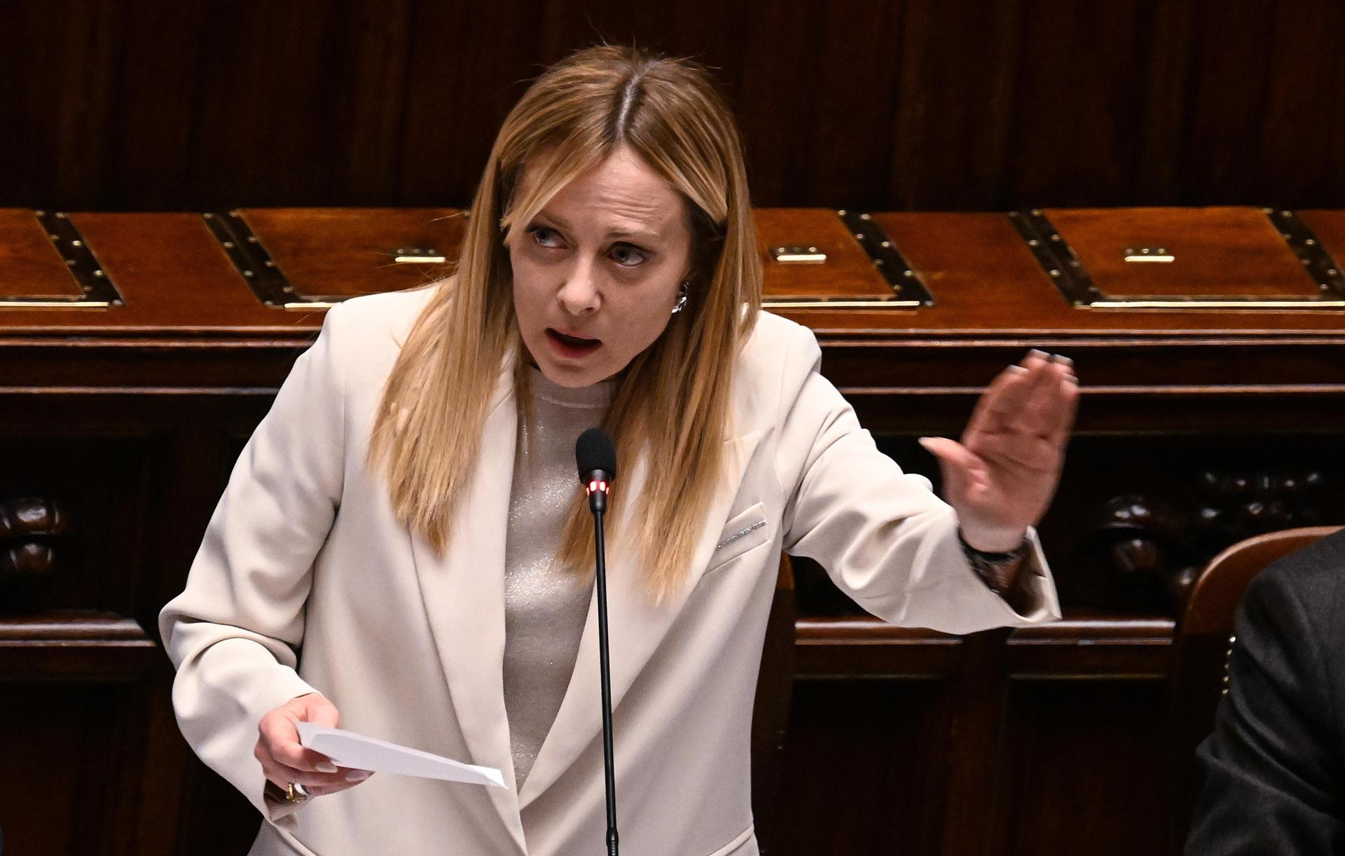 Giorgia Meloni (Italia, Roma) EFE/EPA/RICCARDO ANTIMIANI