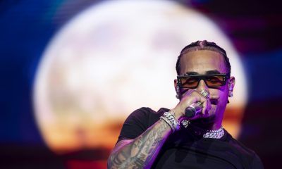 Fotografía de archivo del músico y cantante puertorriqueño Ozuna. EFE/Daniel Pérez.