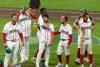 Jugadores de México reaccionan este miércoles, al finalizar un partido del Clásico Mundial de Béisbol entre México e Italia en el estadio Daikin Park, en Houston (Estados Unidos). EFE/ Carlos Ramírez
