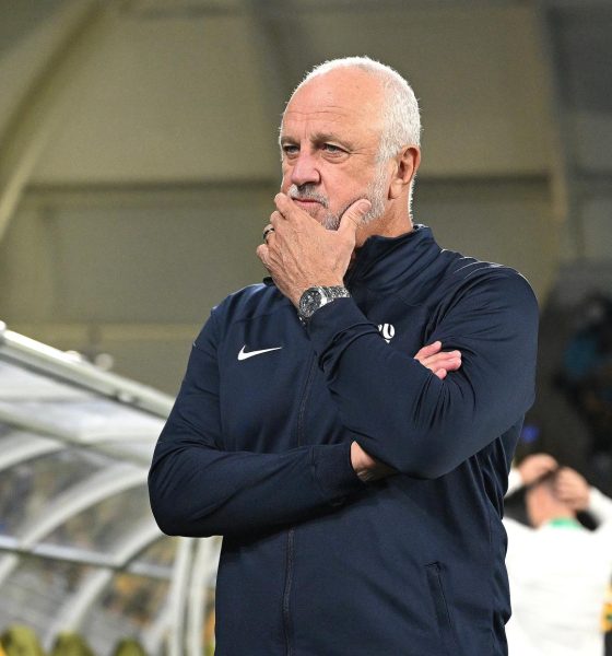 Foto de archivo del seleccionador de Irak, el australiano Graham Arnold, cuando aún era el respoonsable técnico del equipo de su país, durante la eliminatoria asiática de la Copa del Mundo, el pasado 5 September de 2024. EFE/EPA/DAVE HUNT AUSTRALIA AND NEW ZEALAND OUT