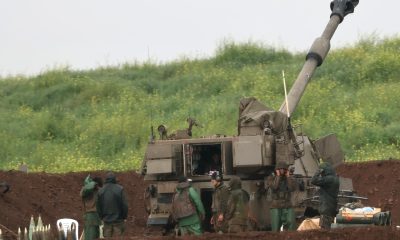 Soldados israelíes en la frontera entre Líbano e Israel. EFE/EPA/ATEF SAFADI