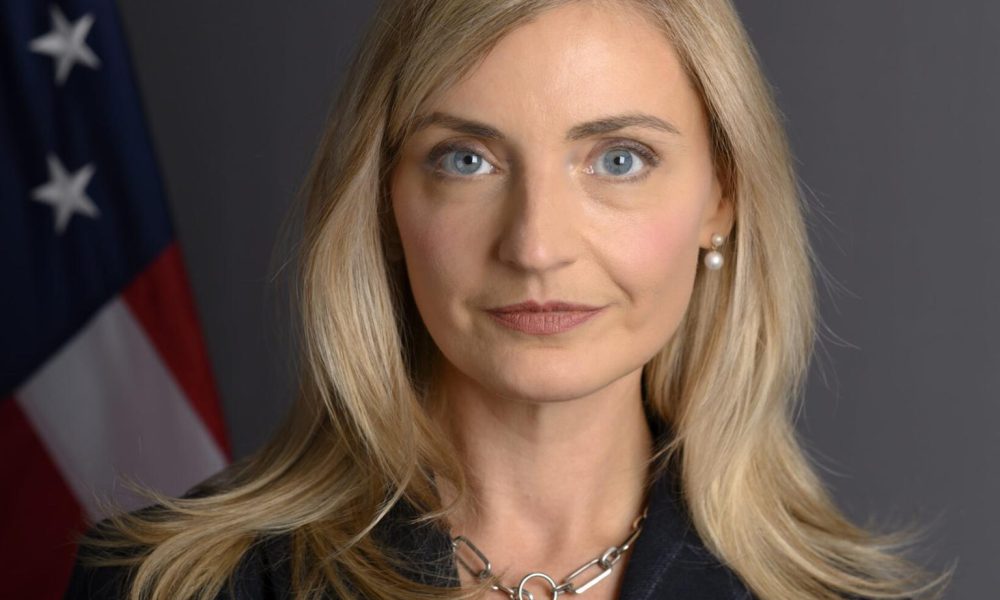 Fotografía cedida por el Departamento de Estado de EE.UU. de la subsecretaria de Diplomacia Pública del Departamento de Estado, Sarah Rogers. EFE/ Departamento de Estado de EE.UU /SOLO USO EDITORIAL/ SOLO DISPONIBLE PARA ILUSTRAR LA NOTICIA QUE ACOMPAÑA (CRÉDITO OBLIGATORIO)