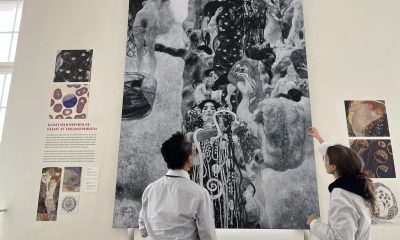 La obra más enigmática y escandalosa de Gustav Klimt (1862-1918), 'La Medicina', revela el interés del célebre artista del 'Jugendstil' por la anatomía y la ciencia, y cómo los descubrimientos de su tiempo dieron forma a su visión del cuerpo, la vida y la muerte. EFE/ Sara Corsellas