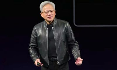 Captura de vídeo cedida por Nvidia que muestra a su fundador y consejero delegado, Jensen Huang, hablando durante la conferencia de desarrolladores GTC este lunes, en San José,  California (Estados Unidos). EFE/Nvidia