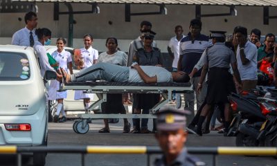 Los marineros iraníes heridos rescatados del buque de guerra IRIS Dena son escoltados al Oficial Médico Judicial en el Hospital Karapitiya en Galle, Sri Lanka, 05 de marzo de 2026. El Secretario de Defensa de EE. UU., Hegseth, confirmó el 04 de marzo de 2026 que un torpedo de un submarino de la Armada de EE. UU. impactó y hundió el buque de guerra iraní IRIS Dena en el Océano Índico al sur de Sri Lanka. EFE/EPA/CHAMILA KARUNARATHNE