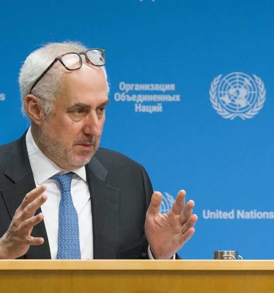 El portavoz del secretario general de la ONU, Stéphane Dujarric. Imagen de archivo.