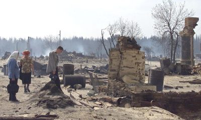 Fotografía de archivo de un incendio forestal en los bosques de Siberia occidental. EFE/epa/STRINGER