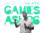 El presidente de Paraguay, Santiago Peña, habla durante la presentación de la quinta edición de los Juegos Mundiales de Patinaje (World Skate Games) en Luque (Paraguay). EFE/Juan Pablo Pino
