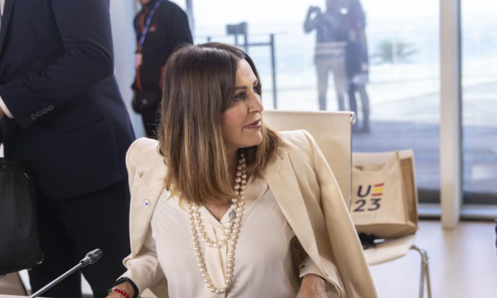 La ministra de Turismo de Italia, Daniela Santanchè. EFE/Cati Cladera