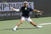 Novak Djokovic de Serbia en acción durante el partido individual masculino contra Aleksandar Kovacevic de Estados Unidos en Indian Wells, California, EE. UU.. EFE/EPA/JOHN G. MABANGLO
