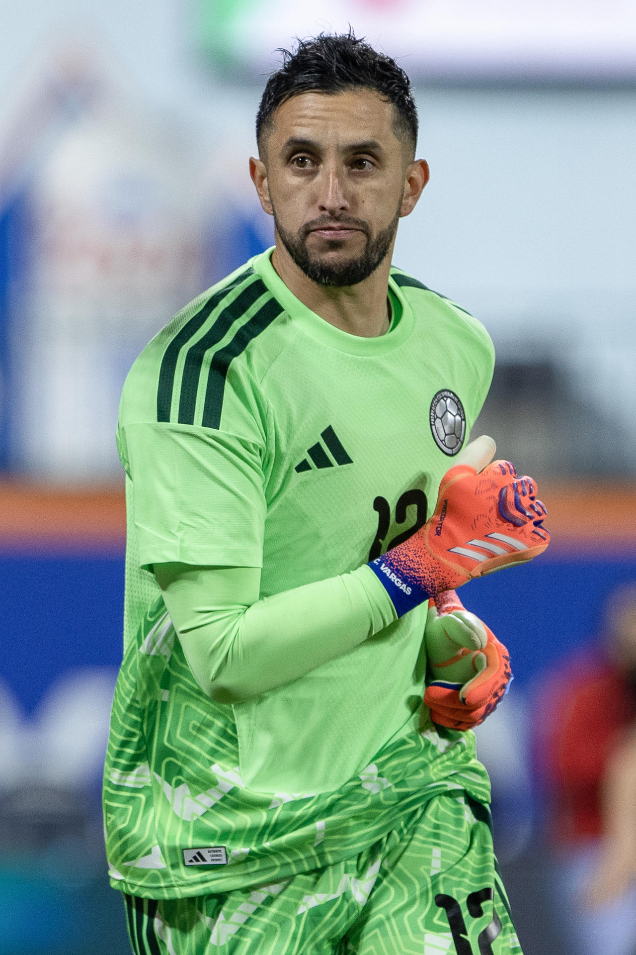 Fotografía de archivo donde aparece el portero Camilo Vargas de Colombia. EFE/ Angel Colmenares