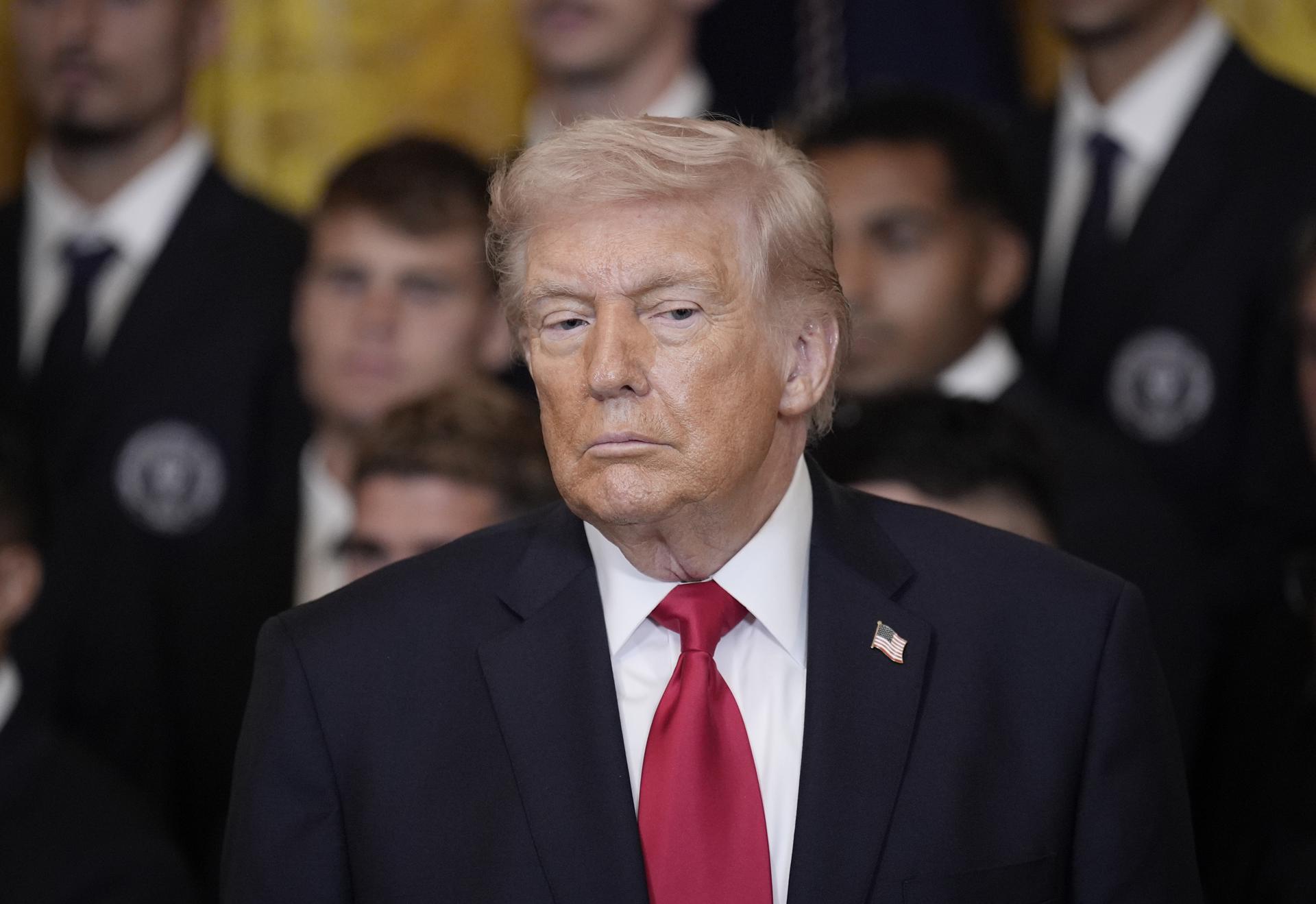 El presidente de EE.UU., Donald Trump. EFE/EPA/YURI GRIPAS / POOL