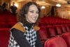 La cantautora guatemalteca Gaby Moreno posa durante una entrevista con EFE este jueves, en Nueva York (EE.UU.). Moreno ha debutado en Broadway poniéndose en la piel de la diosa griega Perséfone, a quien aporta un toque latino en el musical 'Hadestown' desde el pasado 3 de marzo. EFE/ Ángel Colmenares
