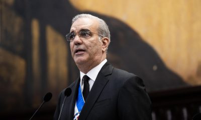 El presidente de República Dominicana, Luis Abinader, habla durante su discurso de rendición de cuentas ante la Asamblea Nacional, coincidiendo con el Día de la Independencia Nacional en Santo Domingo (República Dominicana). EFE/ Orlando Barría