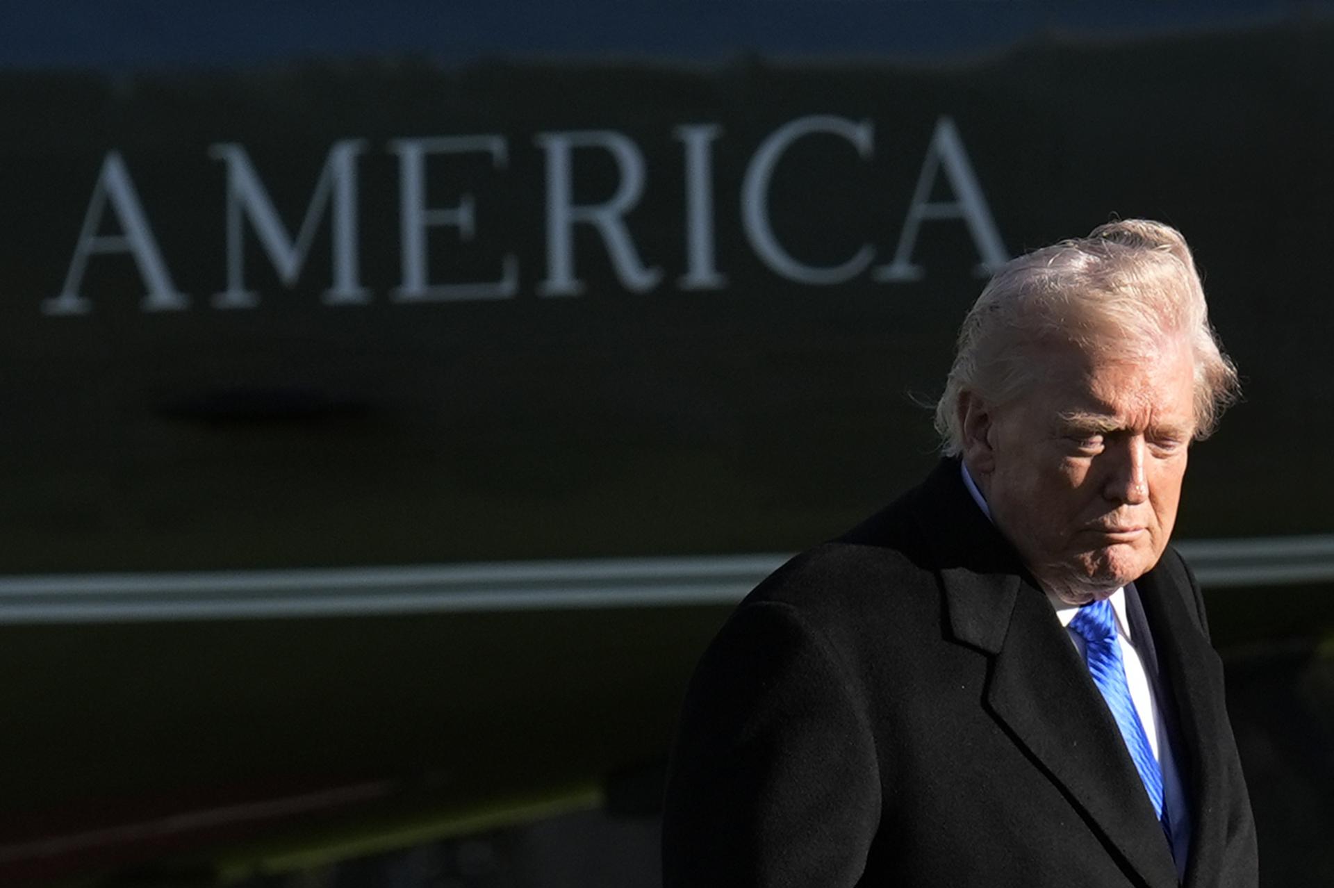 Fotografía de archivo del presidente de EE.UU., Donald Trump. EFE/Yuri Gripas