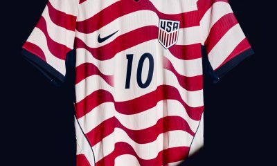 Fotografía cedida por US Soccer que muestra la camiseta que utilizará la selección de Estados Unidos durante la Copa Mundial de la FIFA 2026. EFE/ Us Soccer /SOLO USO EDITORIAL/NO VENTAS/ SOLO DISPONIBLE PARA ILUSTRAR LA NOTICIA QUE ACOMPAÑA (CRÉDITO OBLIGATORIO)