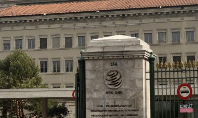 Imagen de archivo de la sede de la Organización Mundial del Comercio (OMC) en Ginebra. EFE/Antonio Broto