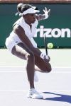 Venus Williams, de 45 años, cayó frente a la francesa Diane Parry en la primera ronda de Indian Wells, este 5 de marzo de 2026. EFE/EPA/JOHN G. MABANGLO