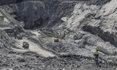 Un área de la mina de litio en la ciudad de Araçuaí, Minas Gerais (Brasil), en una imagen de agosto de 2025. EFE/André Coelho
