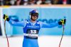El esquiador italiano Dominik Paris celebra la victoria durante el supergigante masculino en la parada de la Copa del Mundo de Esquí Alpino en Kvitfjell, cerca de Lillehammer, Noruega. EFE/EPA/JEAN-CHRISTOPHE BOTT
