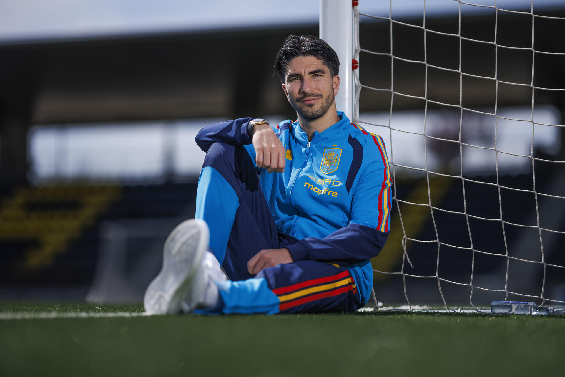 El centrocampista de la Real Sociedad Carlos Soler, durante la entrevista con la Agencia EFE. EFE/ Rodrigo Jiménez