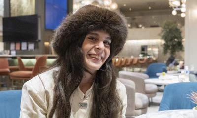 La cantaora jienense Ángeles Toledano posa durante una entrevista con EFE en Nueva York (EE.UU.). EFE/ Angel Colmenares