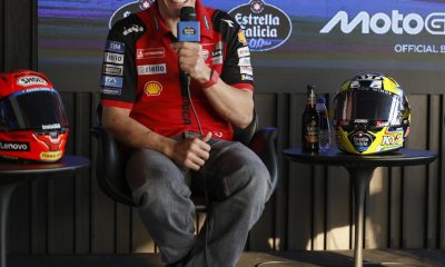 El español Marc Márquez (Ducati Desmosedici GP26) dijo este lunes que confía en que la guerra en Oriente Medio acabe "más pronto que tarde" y se pueda disputar el Gran Premio de Catar, pospuesto de abril a noviembre por el conflicto. EFE/ Sebastiao Moreira