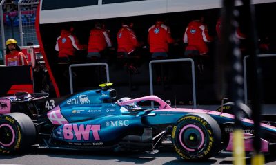 El piloto argentino del equipo BWT Alpine Formula One Team Franco Colapinto de Argentina, en acción durante la sesión de prácticas para el Gran Premio de China de Fórmula Uno, en Shanghái, China. EFE/EPA/ALEX PLAVEVSKI