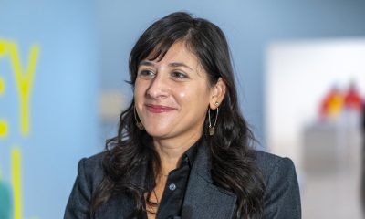 Marcela Guerrero, curadora asociada del Whitney Museum of American Art, habla durante una entrevista con EFE este martes, en Nueva York (Estados Unidos). EFE/ Ángel Colmenares