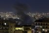 Beirut amanece con columnas de humo tras los bombardeos israelíes que han sacudido el suburbio sur de Dahye durante toda la noche. EFE/EPA/WAEL HAMZEH
