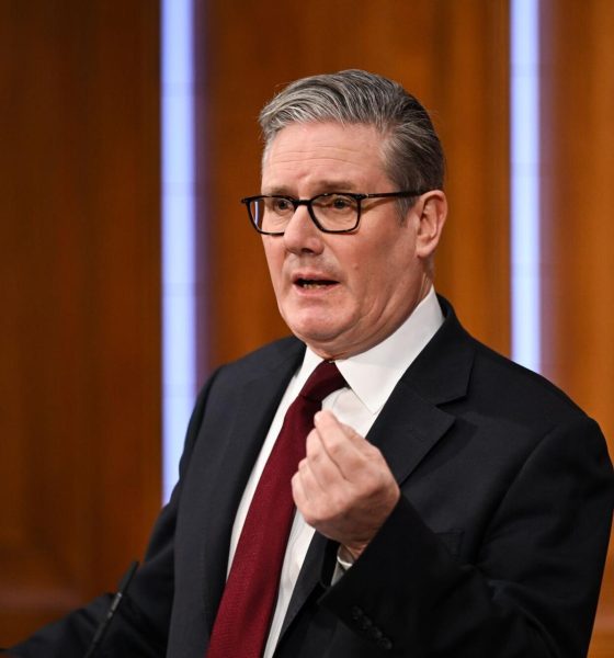 El primer ministro británico, Keir Starmer, este lunes durante una rueda de prensa en Downing Street, en Londres. EFE/EPA/Chris J. Ratcliffe / POOL