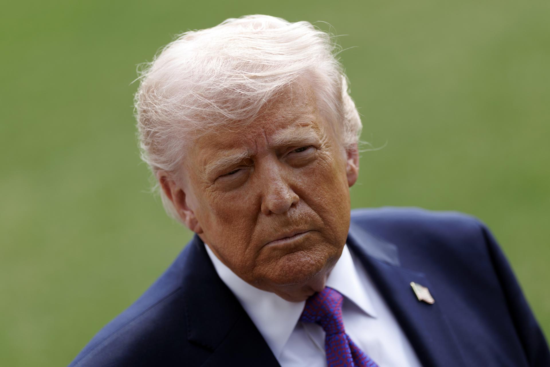 Donald Trump, presidente de Estados Unidos. EFE/EPA/WILL OLIVER