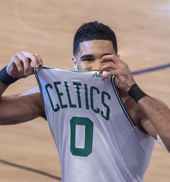 Jayson Tatum de los Boston Celtics.. EFE/ Ángel Colmenares