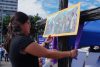 Una persona participa en el Víacrucis del Migrante 2026 este viernes, en la Plaza de la Constitución de Ciudad de Guatemala (Guatemala). EFE/ Mariano Macz
