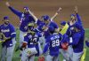 Los jugadores venezolanos celebran tras el partido de semifinales del Clásico Mundial de Béisbol 2026 entre Venezuela e Italia en el estadio loanDepot Park en Miami, Florida (EE.UU.). EFE/CRISTOBAL HERRERA-ULASHKEVICH