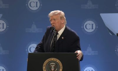 Captura de video de una transmisión de La Casa Blanca del presidente de Estados Unidos, Donald Trump, durante una declaración este lunes, desde Miami (FL, EE.UU.). EFE/ La Casa Blanca /SOLO USO EDITORIAL/ SOLO DISPONIBLE PARA ILUSTRAR LA NOTICIA QUE ACOMPAÑA (CRÉDITO OBLIGATORIO)