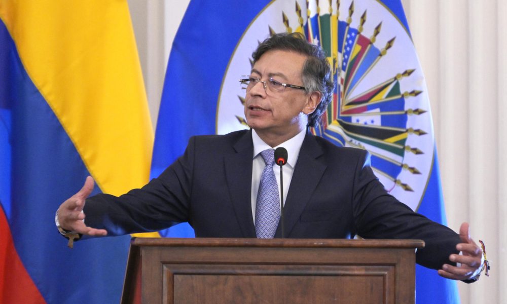 Fotografía de archivo del presidente de Colombia, Gustavo Petro. EFE/ Lenin Nolly