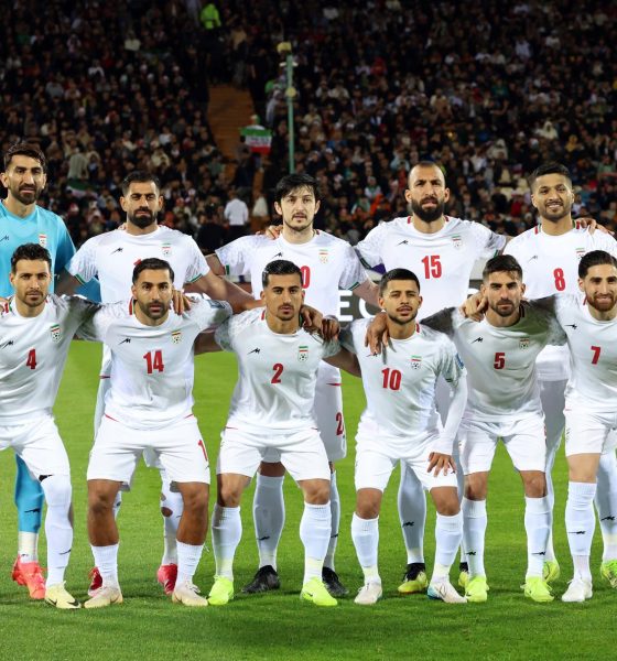 Fotografía de archivo del 20 de marzo de 2025 en la que se observa a los jugadores de Irán al posar antes del partido de clasificación para la Copa Mundial de la FIFA 2026 entre Irán y Emiratos Árabes Unidos en Teherán (Irán). EFE/ABEDIN TAHERKENAREH