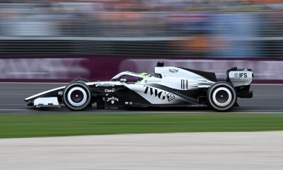 El piloto mexicano de la escudería Cadillac Sergio Pérez en Austrlia. EFE/EPA/JAMES ROSS