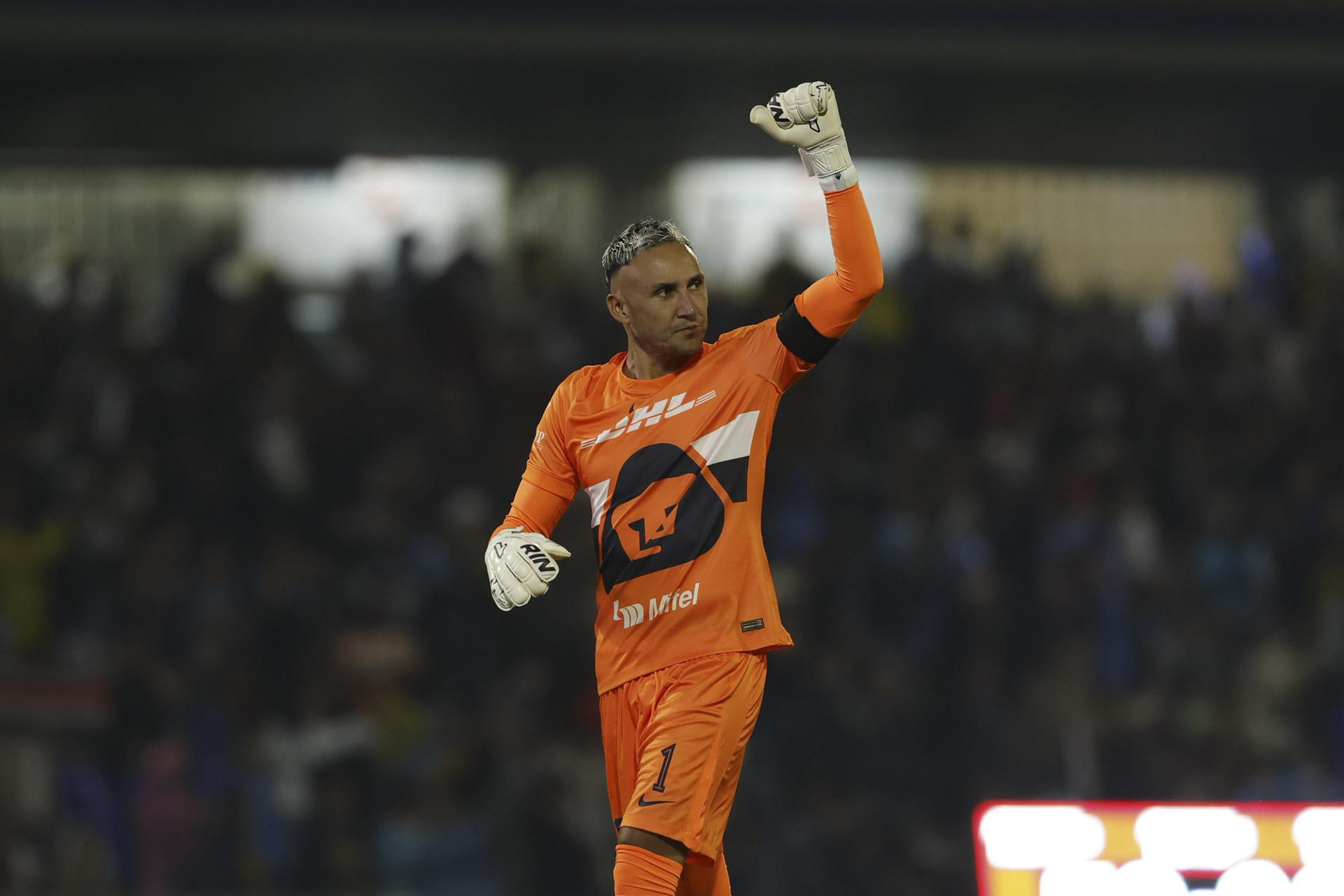 Fotografía de archivo del 10 de agosto de 2025 en la que se observa al guardameta costarricense Keylor Navas en un partido por la Liga MX entre Pumas y Necaxa en el Estadio Olímpico Universitario, en Ciudad de México (México). EFE/ Sáshenka Gutiérrez