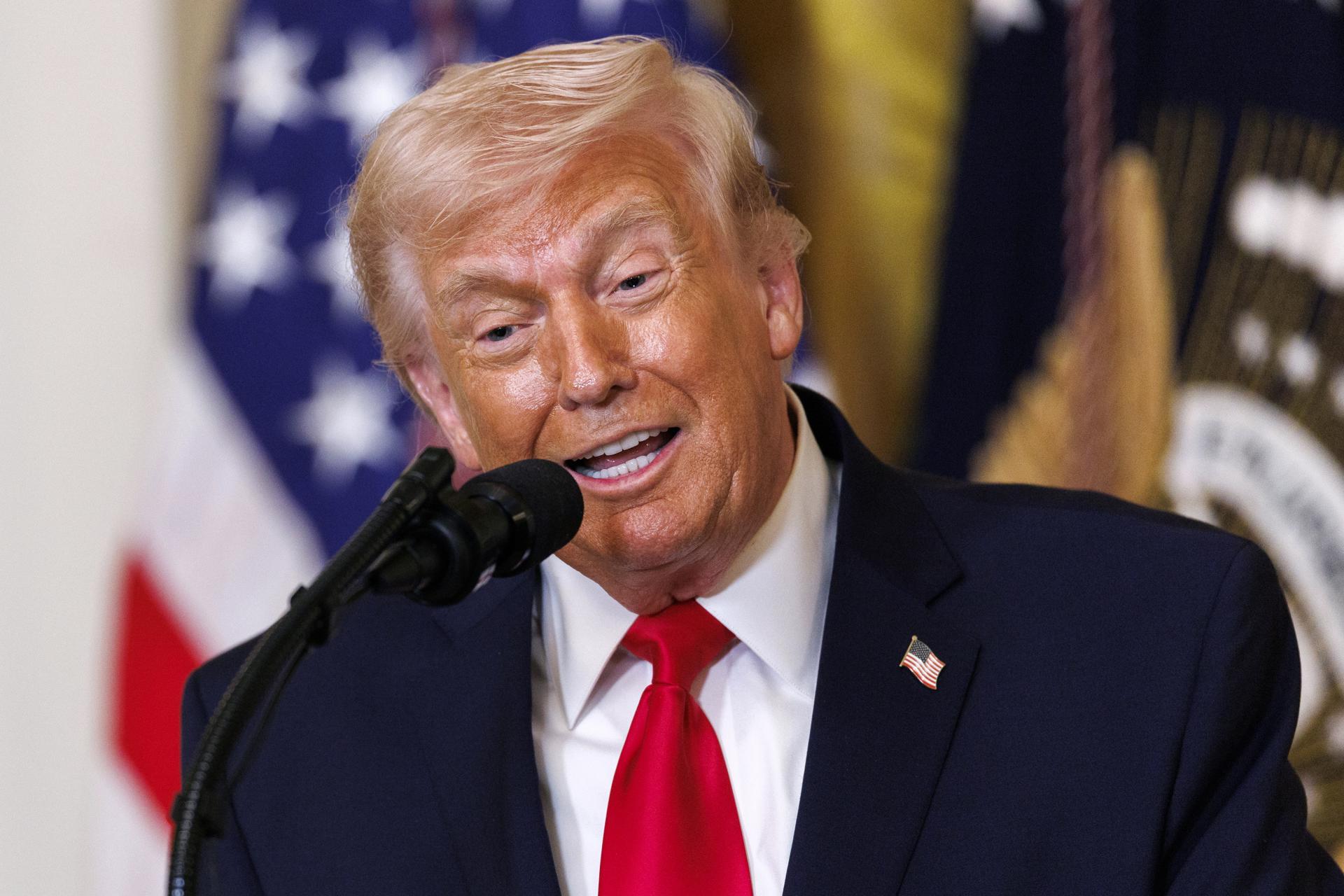 El presidente de EE.UU., Donald Trump,en una fotografía de archivo. EFE/WILL OLIVER