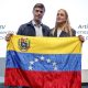 Fotografía de archivo del opositor venezolano Leopoldo López, acompañado de su esposa, Lilian Tintori. EFE/ Daniel González