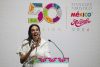 La secretaria de Turismo (Sectur) del Gobierno de México, Josefina Rodríguez Zamora, habla durante la ceremonia de inauguración de la edición 50 del Tianguis Turístico en Acapulco (México). EFE/ David Guzmán
