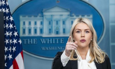 Fotografía de archivo de la portavoz de la Casa Blanca, Karoline Leavitt. EFE/EPA/BONNIE CASH / POOL