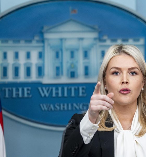 Fotografía de archivo de la portavoz de la Casa Blanca, Karoline Leavitt. EFE/EPA/BONNIE CASH / POOL