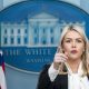 Fotografía de archivo de la portavoz de la Casa Blanca, Karoline Leavitt. EFE/EPA/BONNIE CASH / POOL