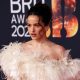 Imagen de archivo de la cantante Rosalía en la alfombra roja de los BRIT Awards el pasado mes de febrero. EFE/EPA/ADAM VAUGHAN