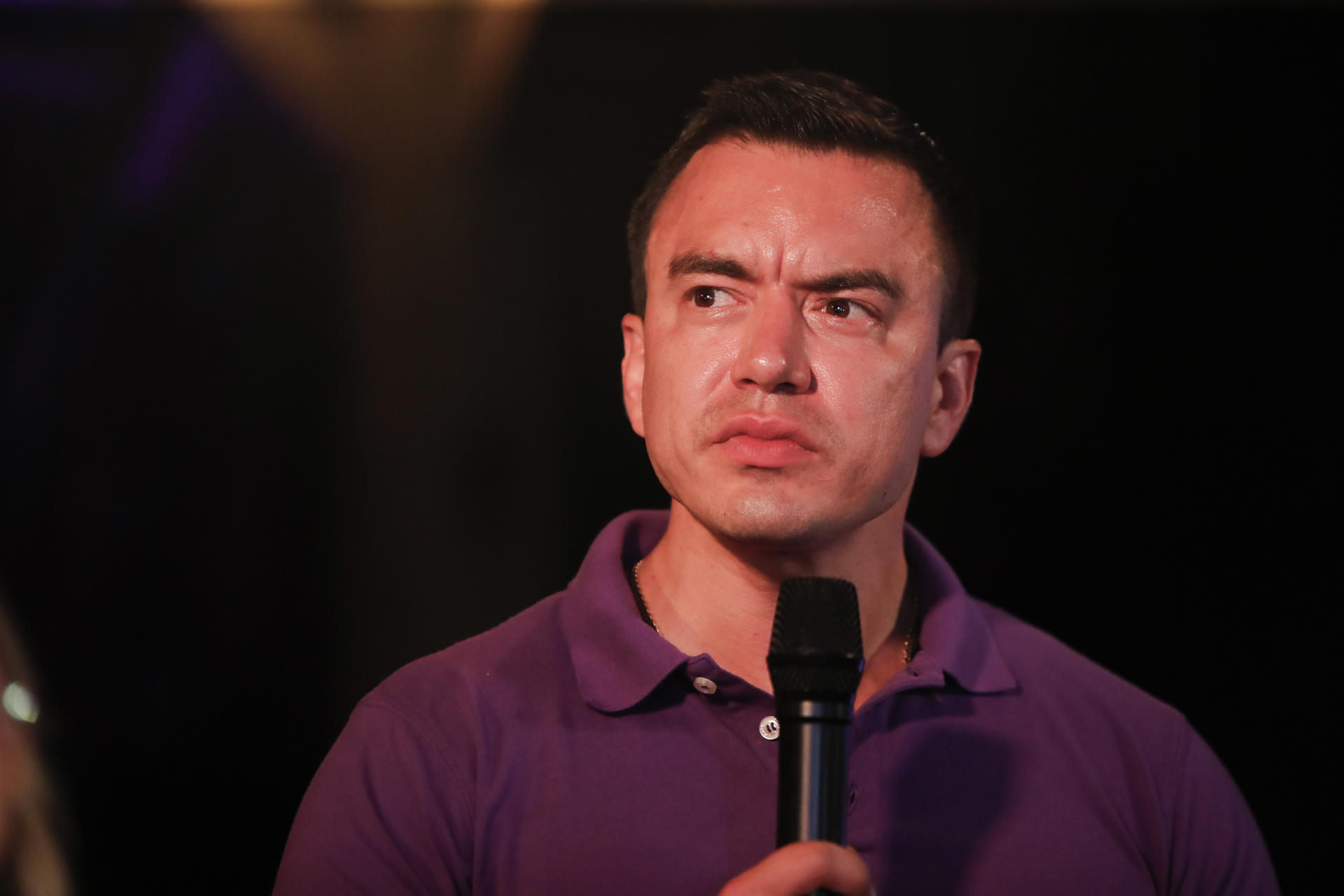 Fotografía de archivo del presidente de Ecuador, Daniel Noboa. EFE/ Carlos Durán Araújo